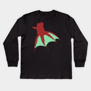 Vampire Squid Kids Long Sleeve T-Shirt